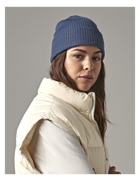 BEE-B376R-Polylana® Ribbed Beanie 2